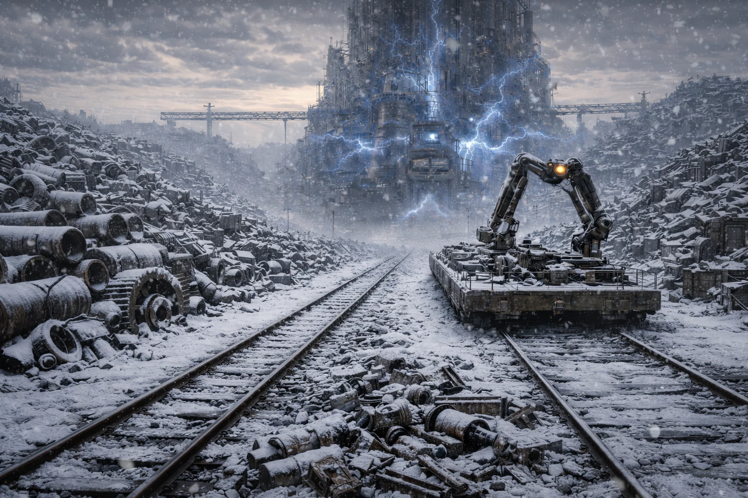 Энерго-аномалия Заброшенная энергетическая фабрика Склад-Каньона после аварии